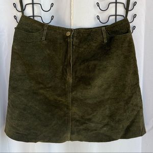 SOLD Vintage Hugo Buscati collection leather skirt